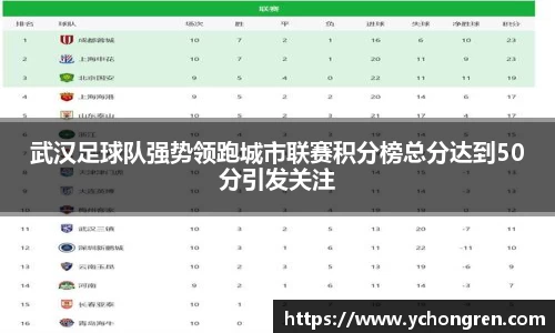 武汉足球队强势领跑城市联赛积分榜总分达到50分引发关注
